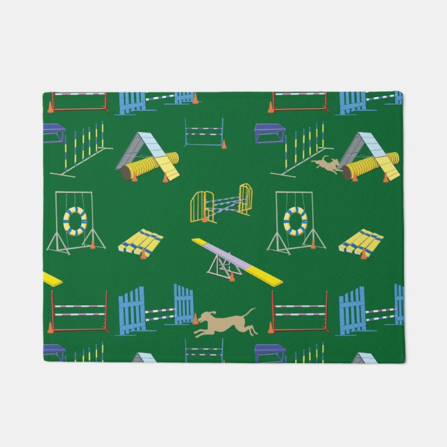 Paillasson Agilité du chien (Devant)