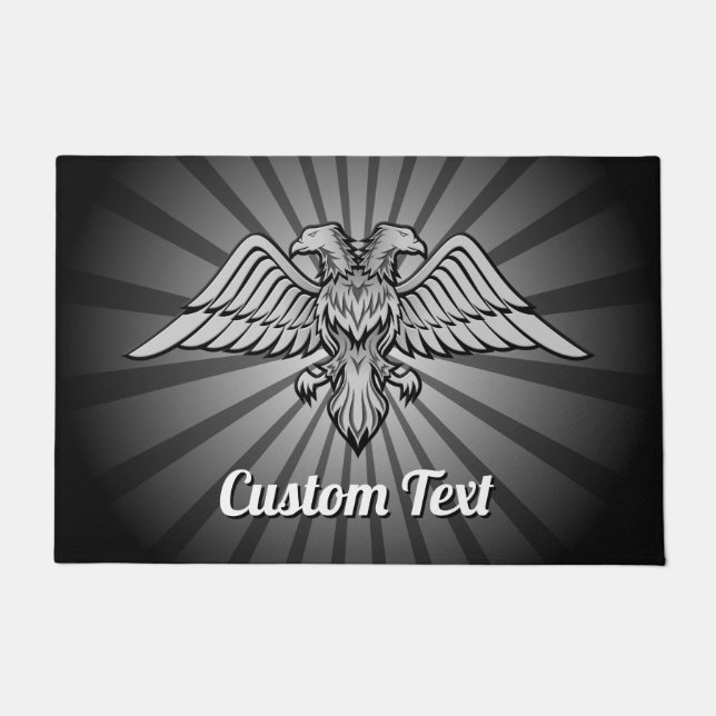 Paillasson Aigle gris à deux têtes (Devant)