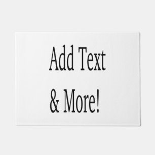 Paillasson Ajouter du texte et plus ! Customisez votre propre