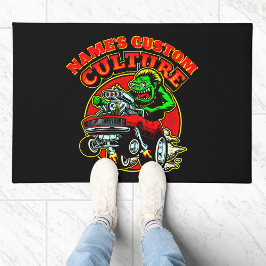 Paillasson Ajouter le nom Culture personnalisée Hot Rod Class