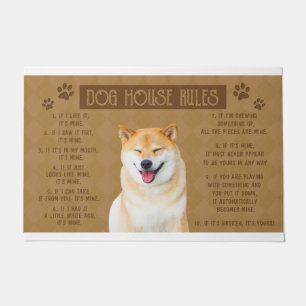 Paillasson Akita Dog House Rules, If It Brock, It's Your