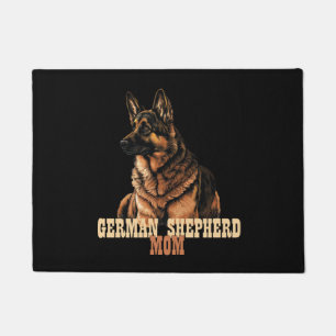 Paillasson Allemand Shepherd maman, propriétaire de chien mam
