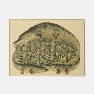 Paillasson Alligators et ananas, accueil,