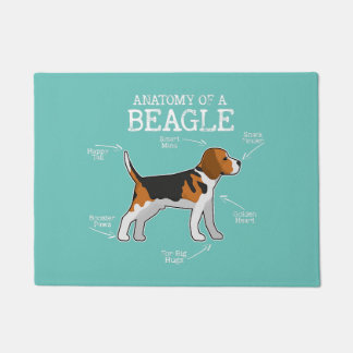 Paillasson Amateurs de beagle chien mère anatomie d'un beagle