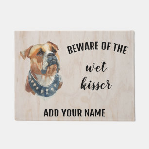 Paillasson American Bulldog Photo Porte Mat personnalisée