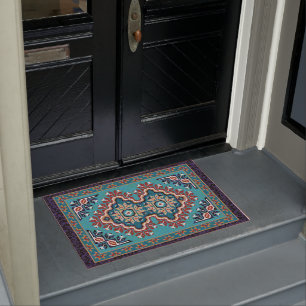 Paillasson Amérindiens Navajo Mosaic Motif Door