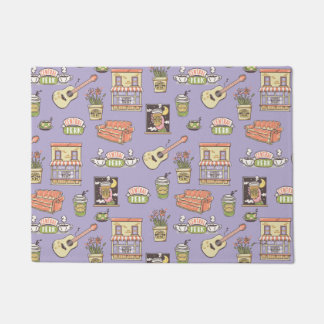 Paillasson AMIS™ | Motif d'icône violet