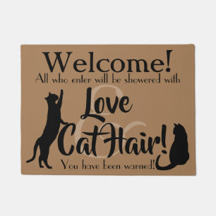 Paillasson Amour et Chat Cheveux Amour