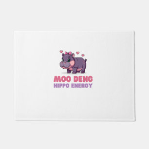 Paillasson Amoureux des animaux d'ÉNERGIE MOO DENG HIPPO  Hip