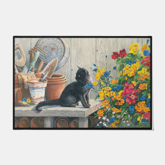 Paillasson amoureux des chats mat, Chat Welcome Mat, Cadeau C