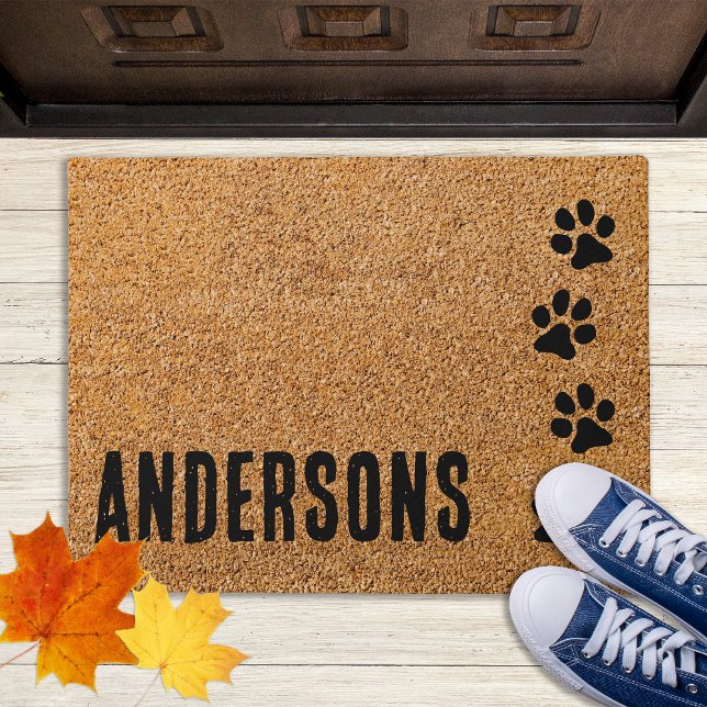 Paillasson Amoureux des chiens animal de compagnie - Empreint (Créateur téléchargé)