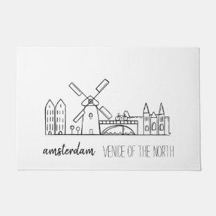 Paillasson Amsterdam Skyline