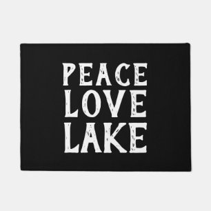 Paillasson amusant nautique PAIX - AMOUR - LAC  