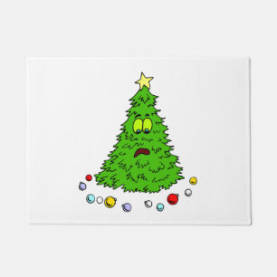 Paillasson Amusant Noël Joke Tree Lost Balls Jours fériés