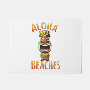 Paillasson Amusante plage d'Aloha à Hawaï Tiki