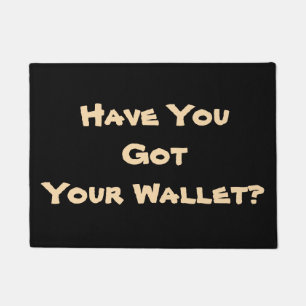 Paillasson amusement gai d'original d'expression de rappel