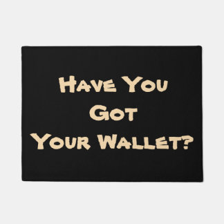 Paillasson amusement gai d'original d'expression de rappel