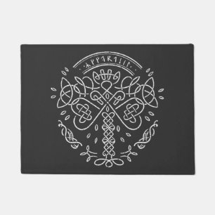 Paillasson Ancien Viking Celtic Knotwork - Arbre de vie