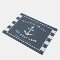 Ancre nautique Bateau et nom du capitaine Slatpes