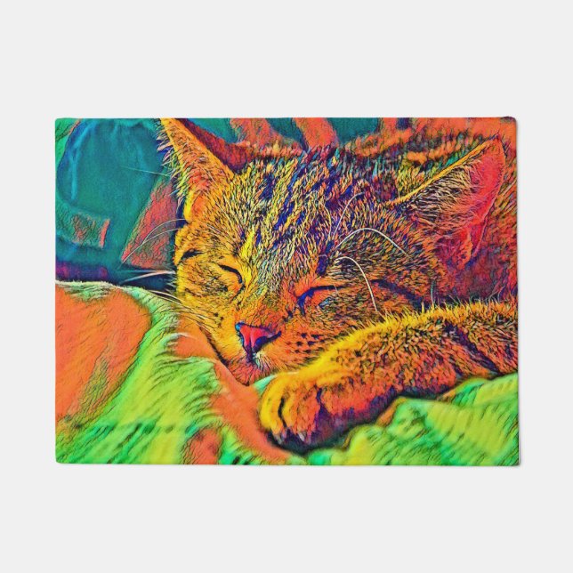 Paillasson AnimalColor_Cat_07 (Devant)