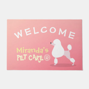 Paillasson Animaux de compagnie assis adorable Cartoon chien 