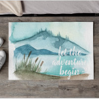 Aquarelle moderne Nature Commençons l'aventure