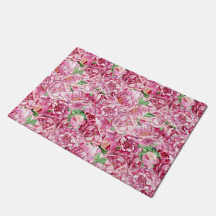 Paillasson Aquarelle Pink Peonies
