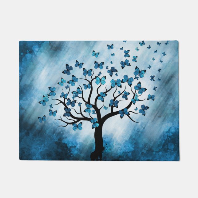 Paillasson Arbre à papillons - Maïs bleu (Devant)