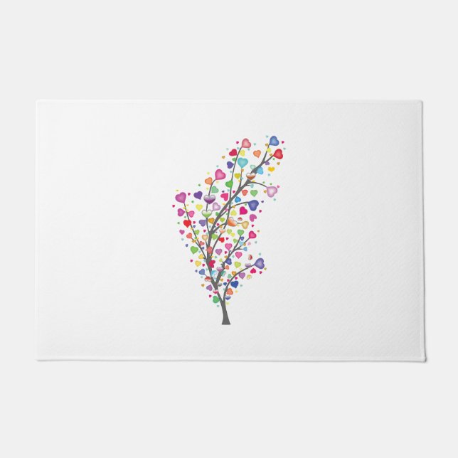 Paillasson Arbre d'amour et d'harmonie (Devant)