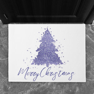 Paillasson Arbre de Noël élégant   Charming Lavender Purple