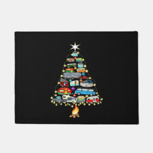 Paillasson Arbre de Noël Véhicules Camper Camping RVing