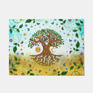 Paillasson Arbre de vie lunaire - Yggdrasil
