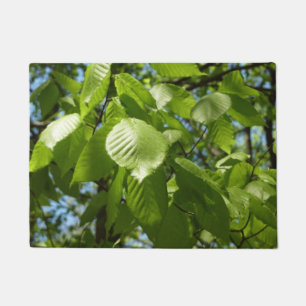 Paillasson Arbre vert Feuille à bouleau printanier