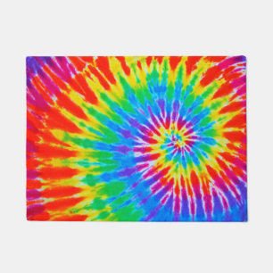 Paillasson Arc-en-ciel super de spirale de colorant de