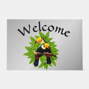 Paillasson Argent Toucan Duo