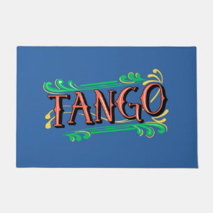 Paillasson Argentine Tango Fileteado Porteno Inspiré Milonga