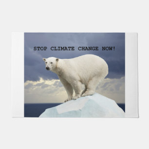 Paillasson ARRÊTEZ LE CHANGEMENT CLIMATIQUE MAINTENANT ! Our