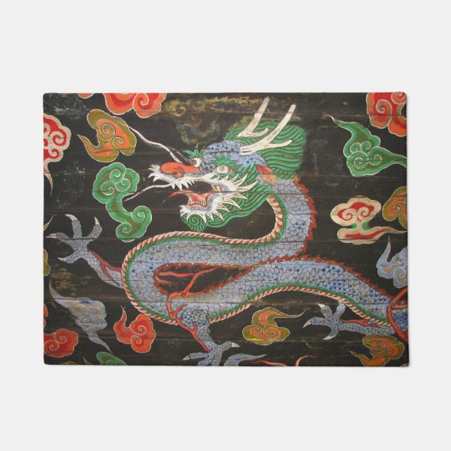 Paillasson Art asiatique Sud-Coréen de dragon (Devant)