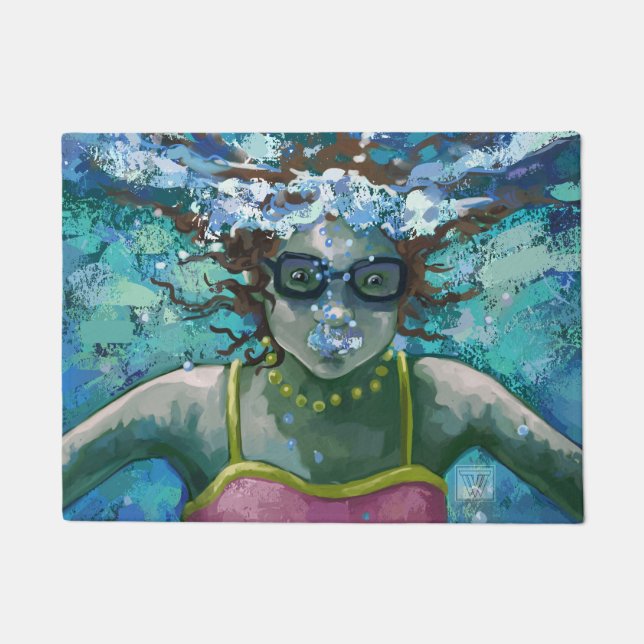 Paillasson Art sous la nage aquatique (Devant)