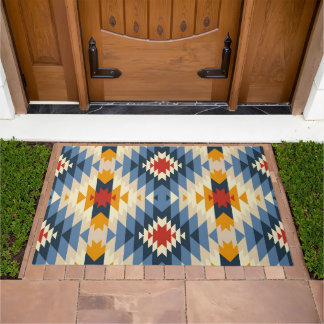 Paillasson Art tribal amérindien 