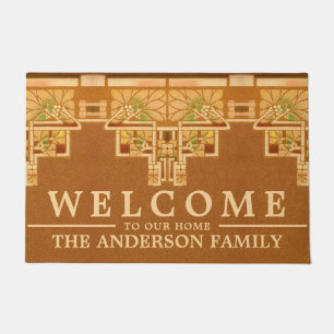Paillasson Arts & Crafts, Craftsman or Mission Style Foliage