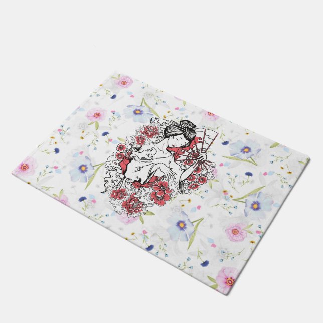 Paillasson Asiatique floral (Incliné)
