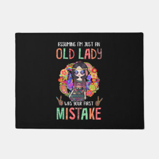 Paillasson Assuming I'm Just An Old Lady Hippie Gift