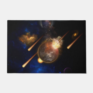 Paillasson Astéroïde Apocalypse Fractage Art Spacescape
