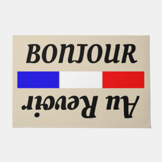 Paillasson Au Revoir de Bonjour de Français bonjour au revoir