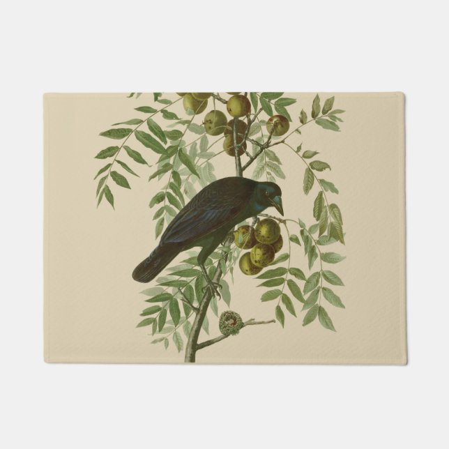 Paillasson Audubon American Crow Black Bird (Devant)