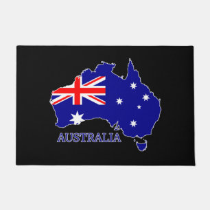 Paillasson Australie Carte du drapeau Voyage
