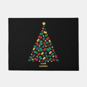 Paillasson Autisme noël arbre xmas sensibilisation sur l'auti