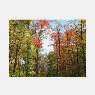Paillasson Automnes Arbres et Ciel bleu Automne Photographie 