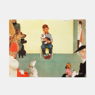 Paillasson Aux vétérinaires par Norman Rockwell